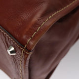 Auremique elegant leather Handbag angled view