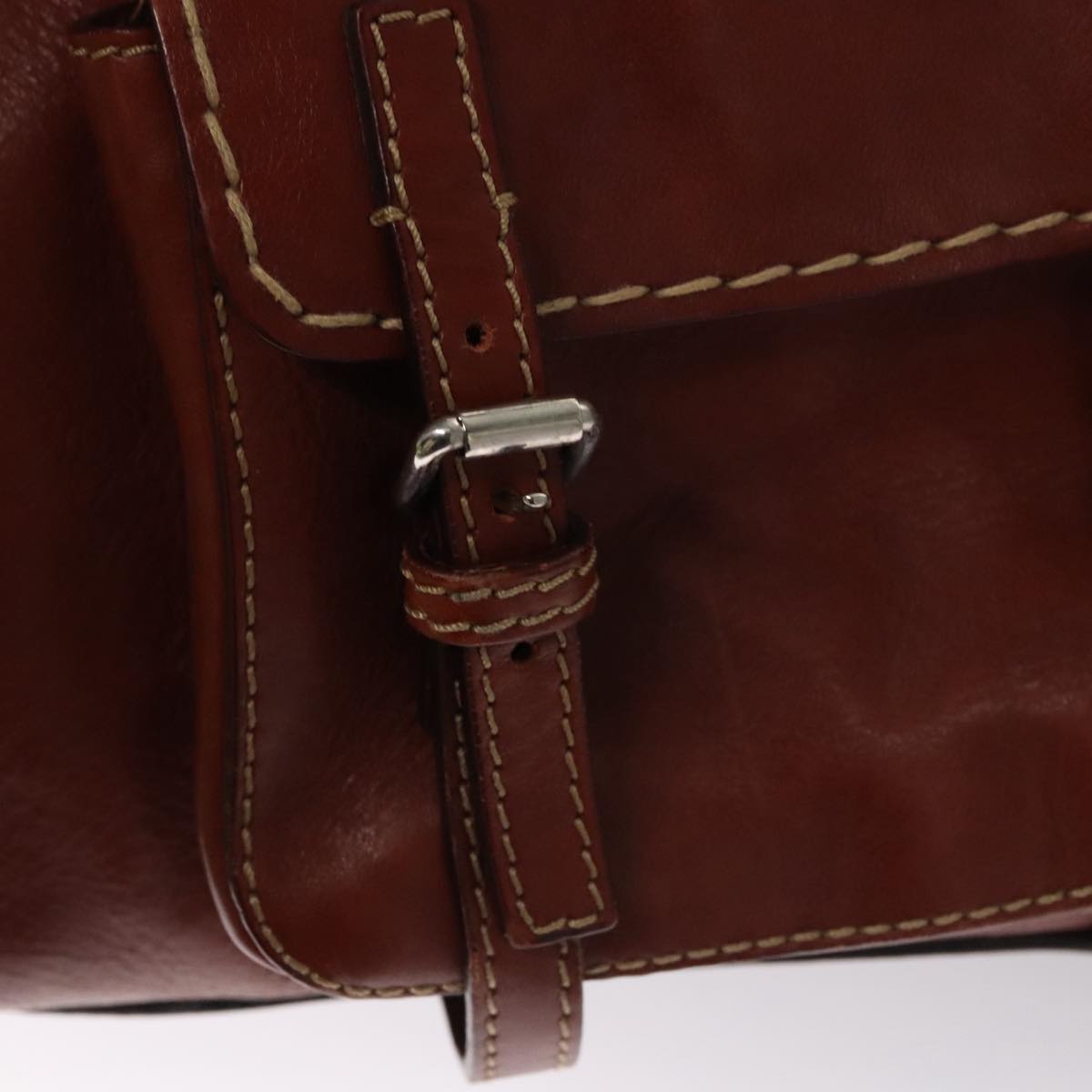 Chloe designer handbag leather closeup detail