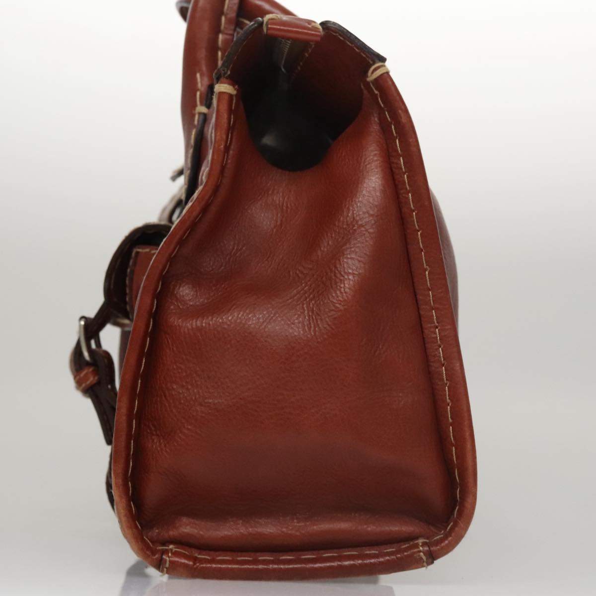 Chloe authentic luxury handbag Brown leather craftsmanship