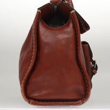 Chloe designer handbag leather closeup detail