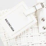 Balenciaga designer handbag leather closeup detail
